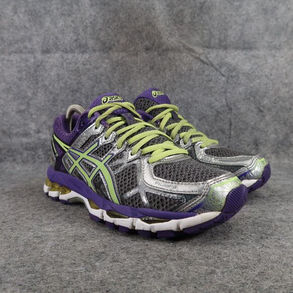 Asics Shoes Womens 6.5 Athletic Trainer Gel Kayano 21 Running Sport Active Mesh - Picture 1 of 15